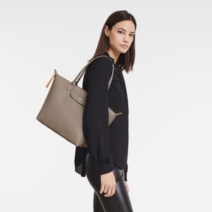 Longchamp Le Pliage City M Beige Shoulder Bag